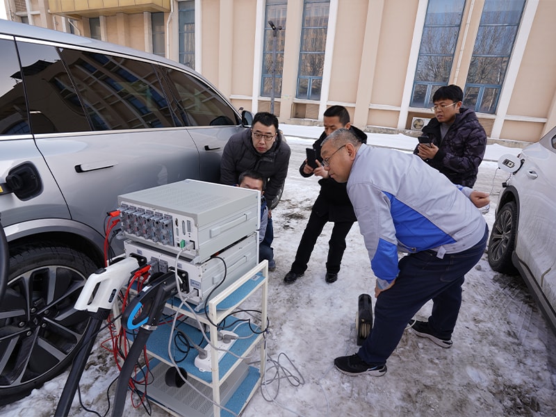 直流充電樁現(xiàn)場測試